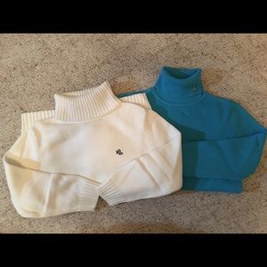 2 Ralph Lauren Turtleneck Sweaters size S
